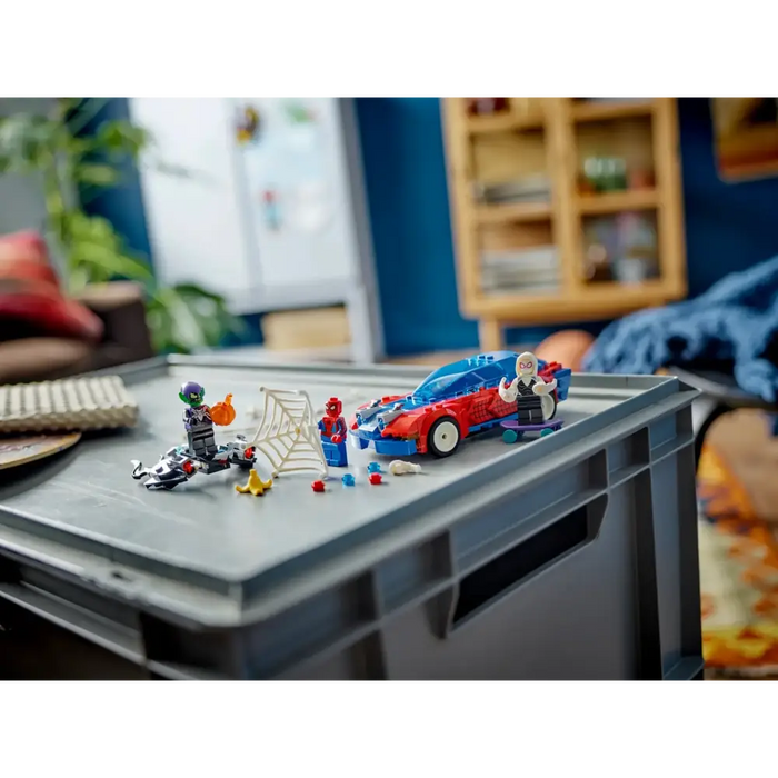 LEGO MARVEL 76279 СЪСТЕЗАТЕЛНА КОЛА СПАЙДЪР-МЕН И ЗЕЛЕН