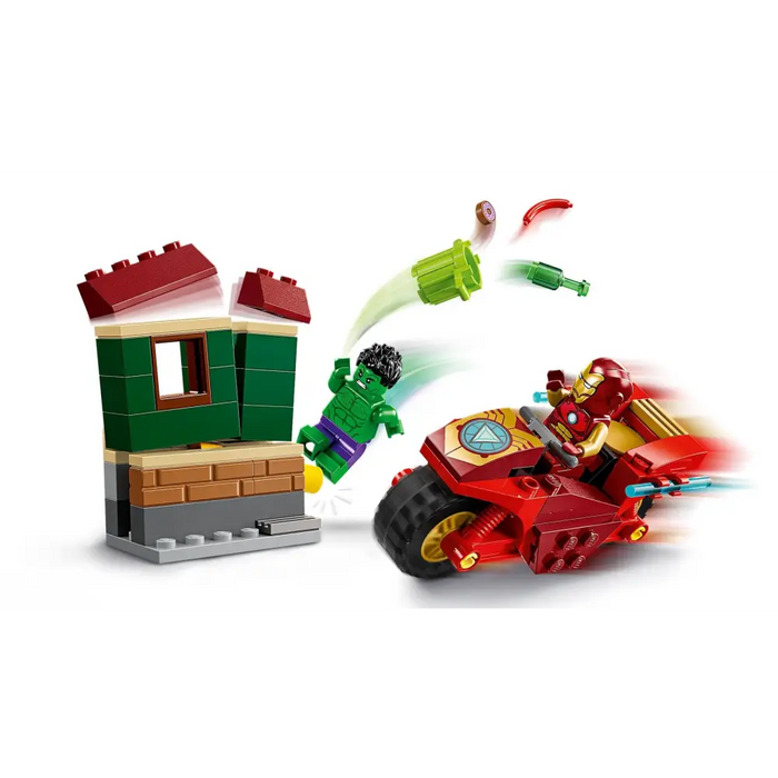 LEGO MARVEL 76287 Железният човек с велосипед и Хълк