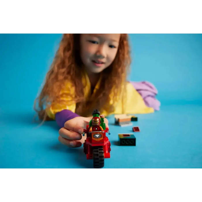 LEGO MARVEL 76287 Железният човек с велосипед и Хълк