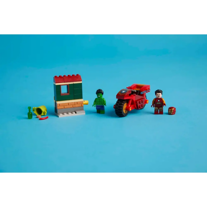 LEGO MARVEL 76287 Железният човек с велосипед и Хълк