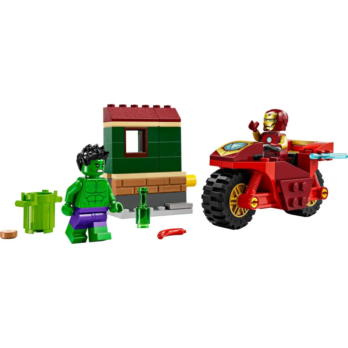 LEGO MARVEL 76287 Железният човек с велосипед и Хълк