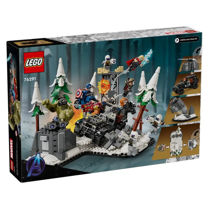LEGO Marvel 76291 Сглобяването на Отмъстителите: Ерата