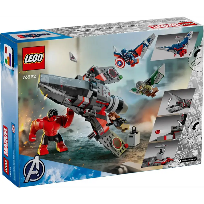 LEGO MARVEL 76292 Captain America VS Red Hulk Duel