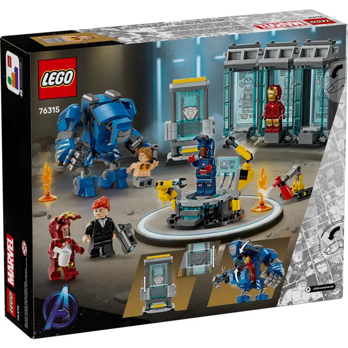 LEGO MARVEL 76315 Лабораторията на Железния човек: Залата