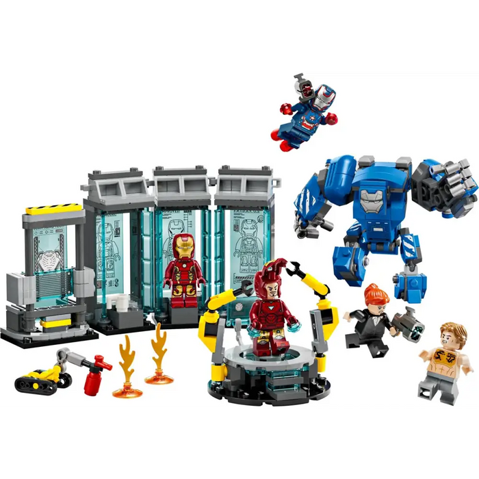 LEGO MARVEL 76315 Лабораторията на Железния човек: Залата