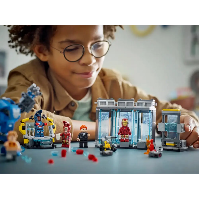 LEGO MARVEL 76315 Лабораторията на Железния човек: Залата