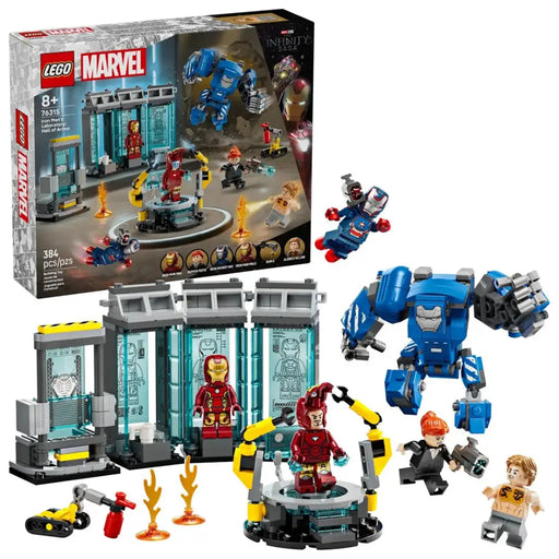 LEGO MARVEL 76315 Лабораторията на Железния човек: Залата