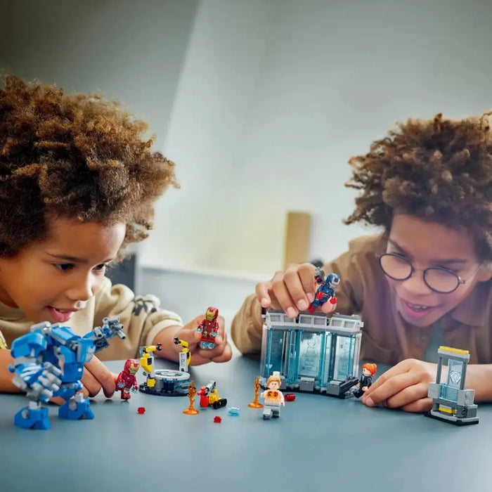 LEGO MARVEL 76315 Лабораторията на Железния човек: Залата
