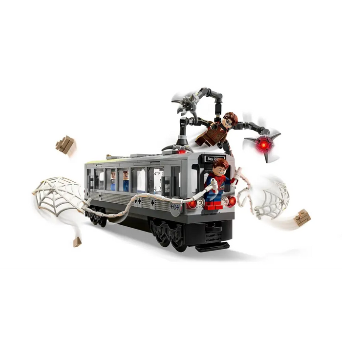 LEGO MARVEL 76321 Спайдърмен срещу Док Ок Сцена с влак