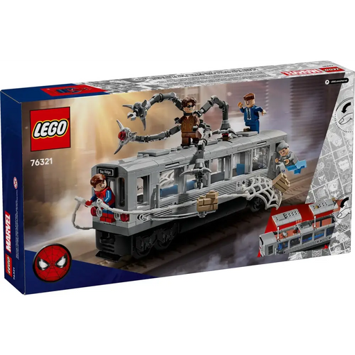 LEGO MARVEL 76321 Спайдърмен срещу Док Ок Сцена с влак