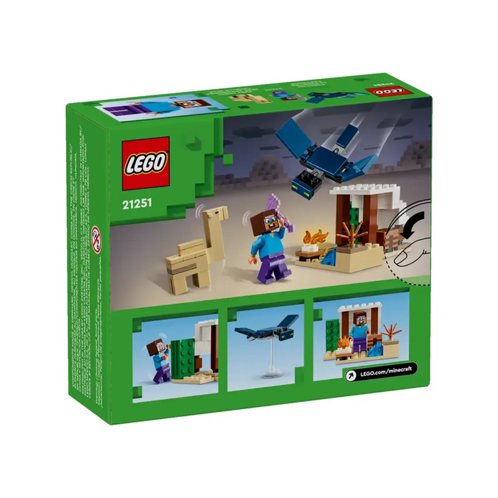 LEGO MINECRAFT 21251 ЕКСПЕДИЦИЯТА НА СТИВ В ПУСТИНЯТА
