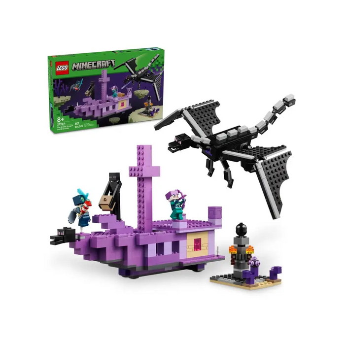 LEGO MINECRAFT 21264 Драконът на Ендър и корабът на Ендър