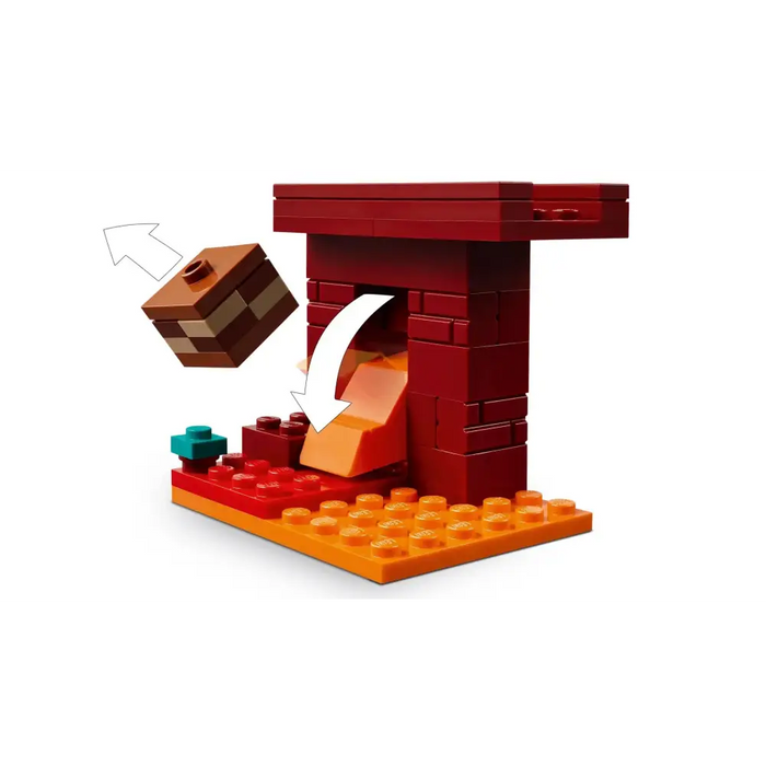 LEGO MINECRAFT 21266 The Nether Lava Battle