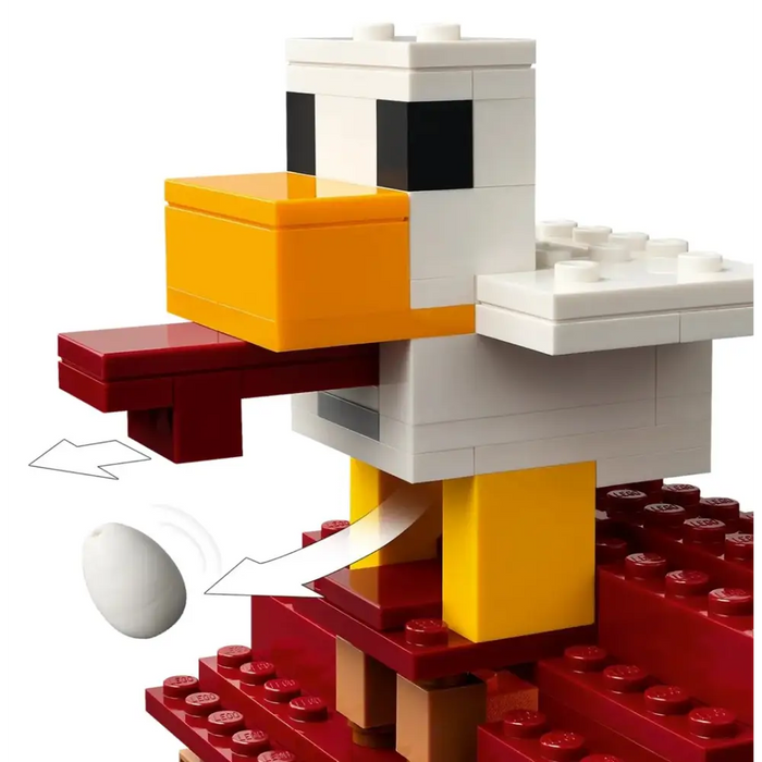 LEGO MINECRAFT 21273 The Ghast Balloon Village Attack