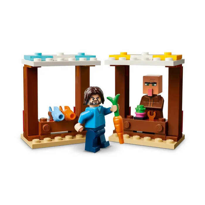 LEGO MINECRAFT 21273 The Ghast Balloon Village Attack