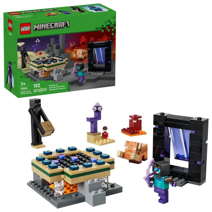 LEGO MINECRAFT 21584 Пътешествие през портала на Недър