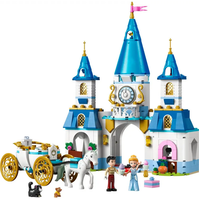 LEGO Princess Cinderella’s castle and horse-drawn carriage-