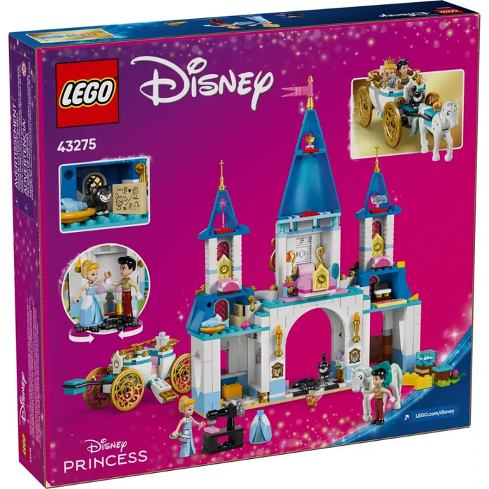 LEGO Princess Cinderella’s castle and horse-drawn carriage-