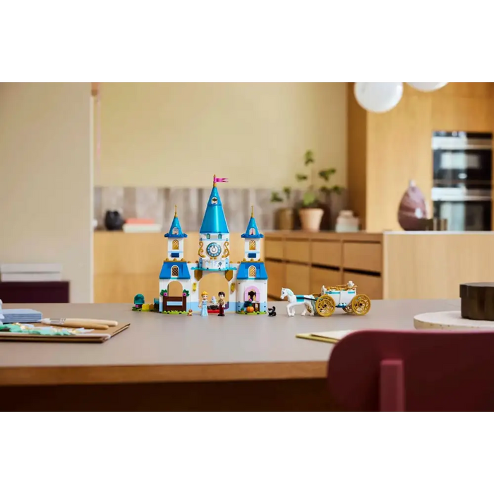 LEGO Princess Cinderella’s castle and horse-drawn carriage-