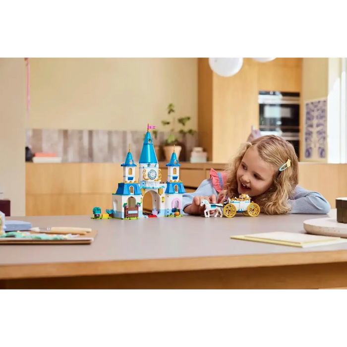 LEGO Princess Cinderella’s castle and horse-drawn carriage-