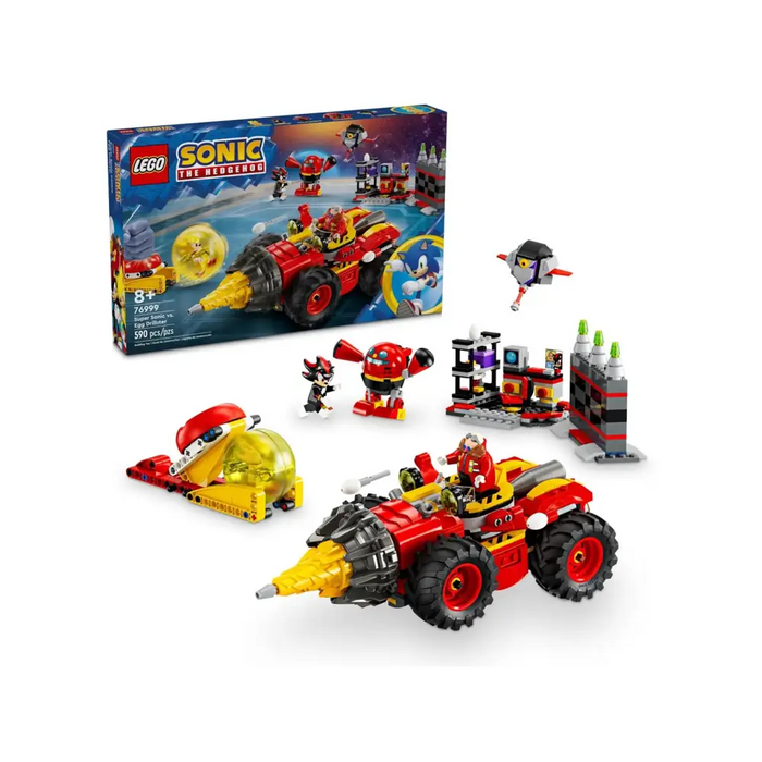 LEGO SONIC THE HEDGEHOG 76999 Super Sonic VS Egg Drillster