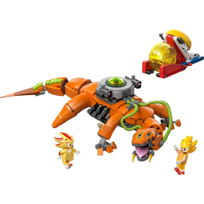 LEGO SONIC THE HEDGEHOG 77003 Super Shadow срещу Biolizard