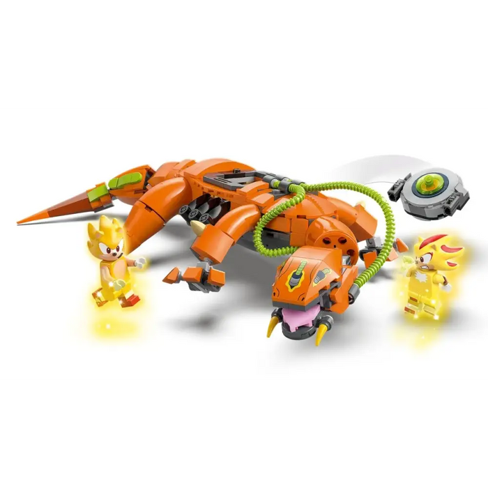 LEGO SONIC THE HEDGEHOG 77003 Super Shadow срещу Biolizard