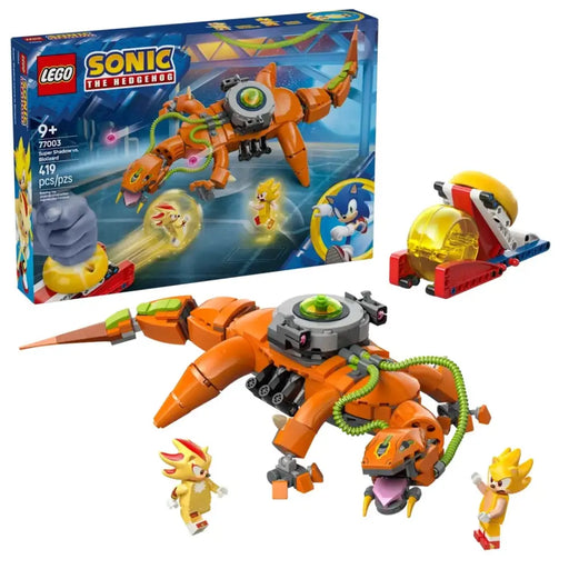 LEGO SONIC THE HEDGEHOG 77003 Super Shadow срещу Biolizard