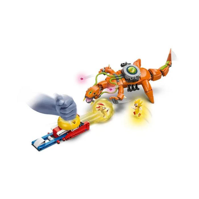 LEGO SONIC THE HEDGEHOG 77003 Super Shadow срещу Biolizard