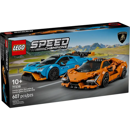 LEGO SPEED CHAMPIONS 77238 Lamborghini Revuelto & Huracán