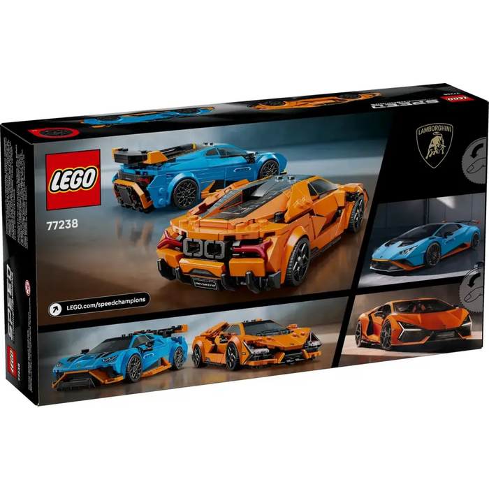 LEGO SPEED CHAMPIONS 77238 Lamborghini Revuelto & Huracán