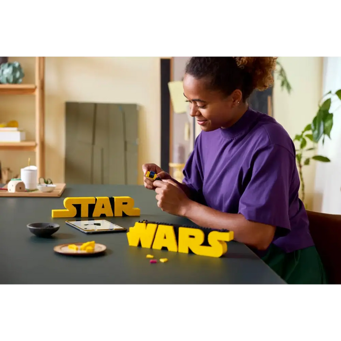 LEGO STAR WARS 75407 Изградено от тухли лого на Star Wars