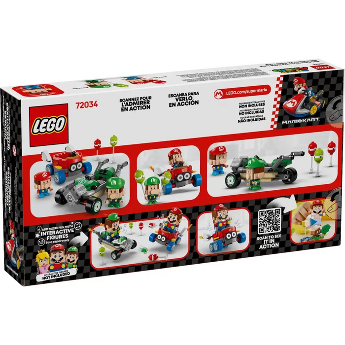 LEGO Super Mario Mario car - Baby Mario vs Baby Luigi 72034