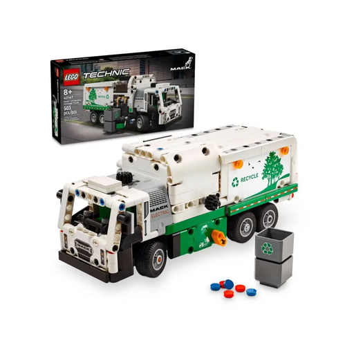 LEGO TECHNIC 42167 ЕЛЕКТРИЧЕСКИ КАМИОН ЗА БОКЛУК MACK LR