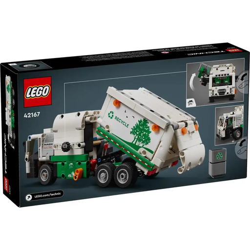 LEGO TECHNIC 42167 ЕЛЕКТРИЧЕСКИ КАМИОН ЗА БОКЛУК MACK LR