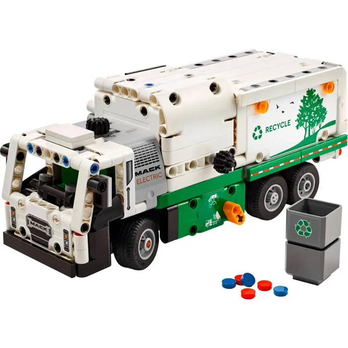 LEGO TECHNIC 42167 ЕЛЕКТРИЧЕСКИ КАМИОН ЗА БОКЛУК MACK LR