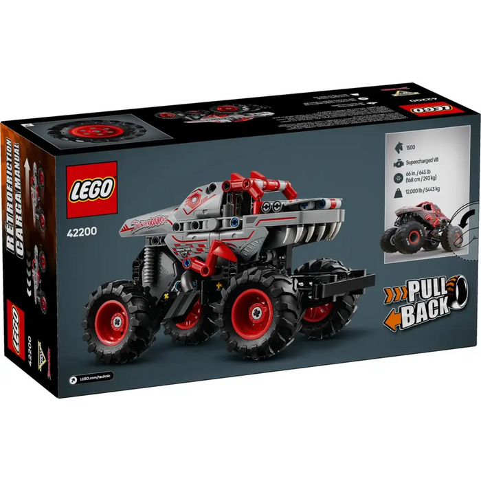 LEGO TECHNIC 42200 Monster Jam™ ThunderROARus™ с издърпващо