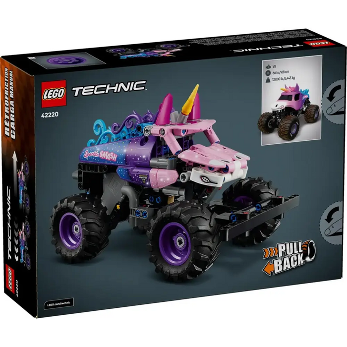 LEGO TECHNIC 42220 Monster Jam Sparkle Smash - Разтегателна