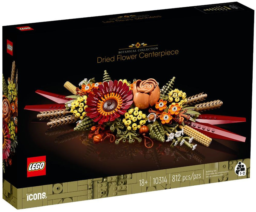 LEGO ICONS 10314 ЦЕНТРАЛНА ДЕКОРАЦИЯ ОТ СУШЕНИ ЦВЕТЯ