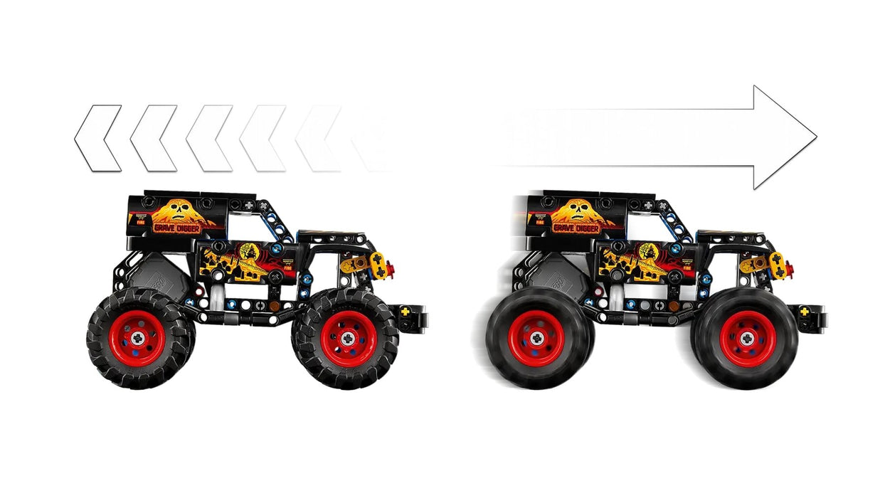 LEGO TECHNIC 42219 Monster Jam - Огън и лед - Grave Digger