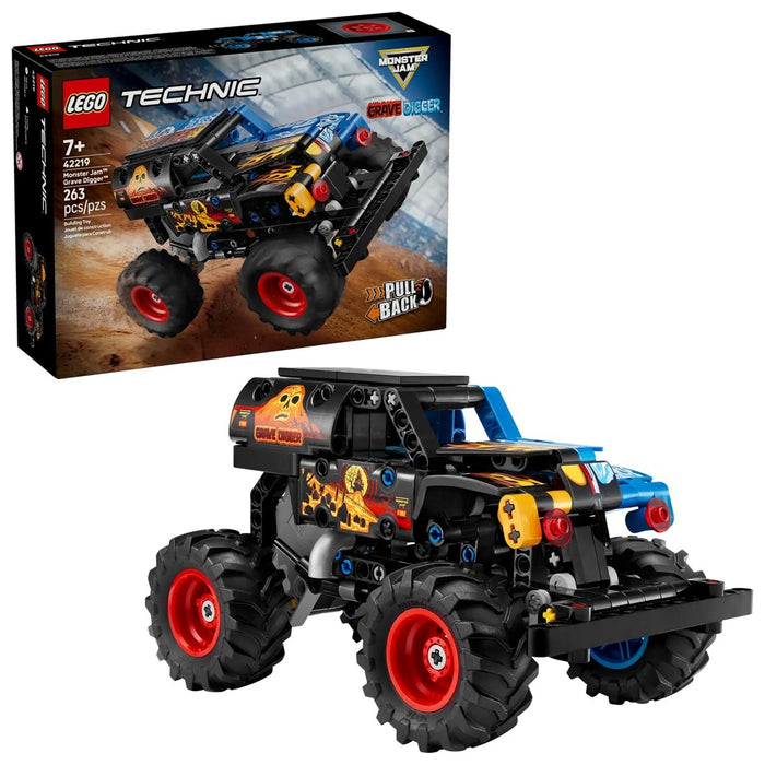 LEGO TECHNIC 42219 Monster Jam - Огън и лед - Grave Digger