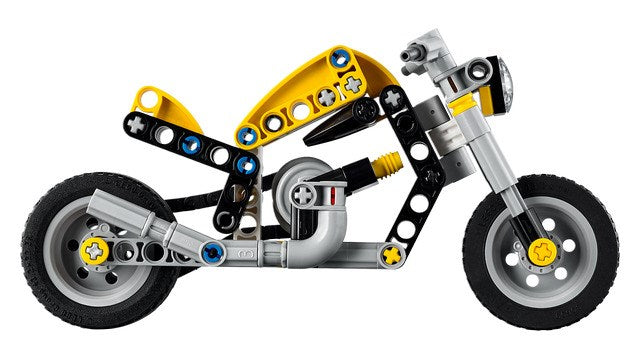 LEGO TECHNIC 42225 Жълт мотоциклет
