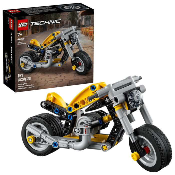 LEGO TECHNIC 42225 Жълт мотоциклет