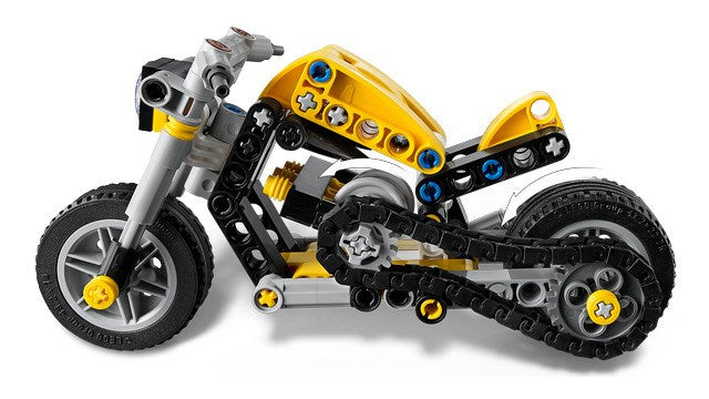LEGO TECHNIC 42225 Жълт мотоциклет