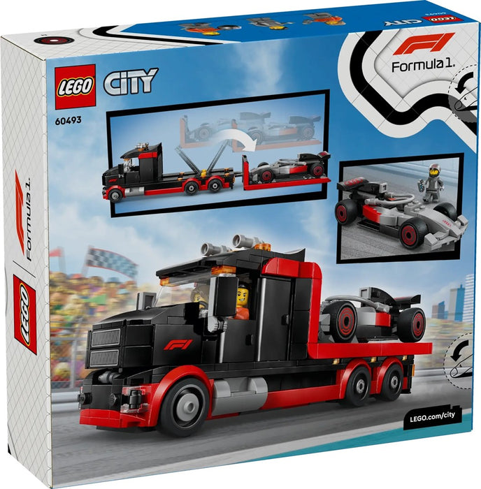 LEGO CITY 60493 Камион за излагане на F1 с състезателна кола Audi F1