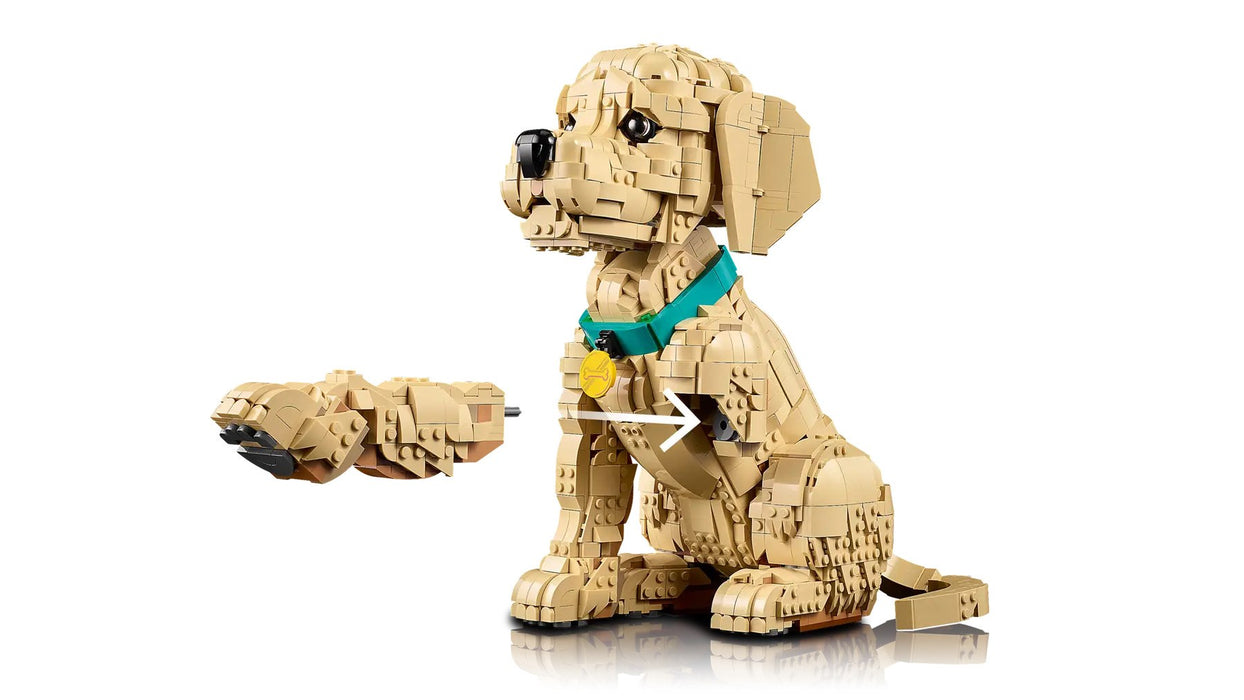 LEGO ICONS 11384 Кученце златен ретривър
