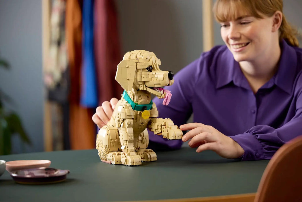 LEGO ICONS 11384 Кученце златен ретривър
