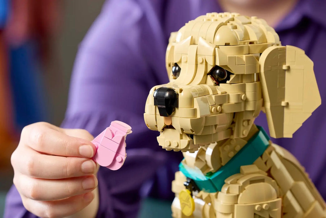 LEGO ICONS 11384 Кученце златен ретривър