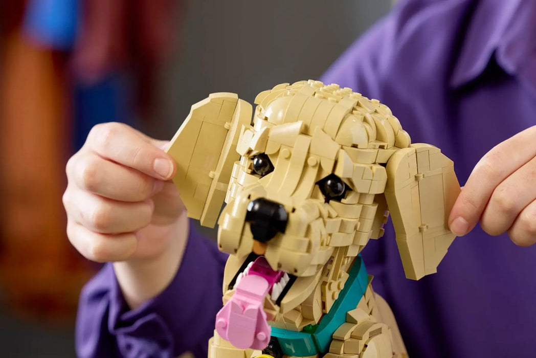LEGO ICONS 11384 Кученце златен ретривър