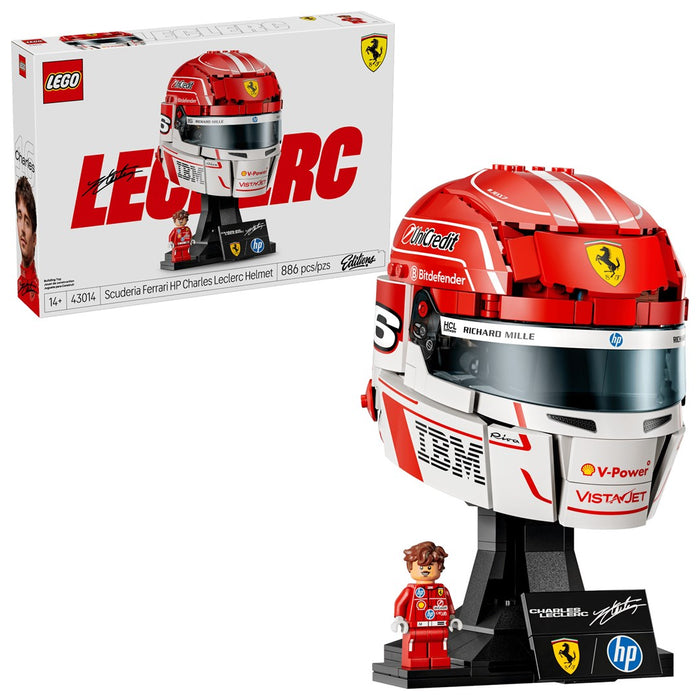 LEGO EDITIONS 43014 Каска на Scuderia Ferrari HP Шарл Леклер